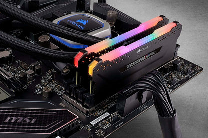 CORSAIR VENGEANCE PRO RGB 32 GB DDR4 (16*2) 3600MHZ DESKTOP RAM CMW32GX4M2D3600C18