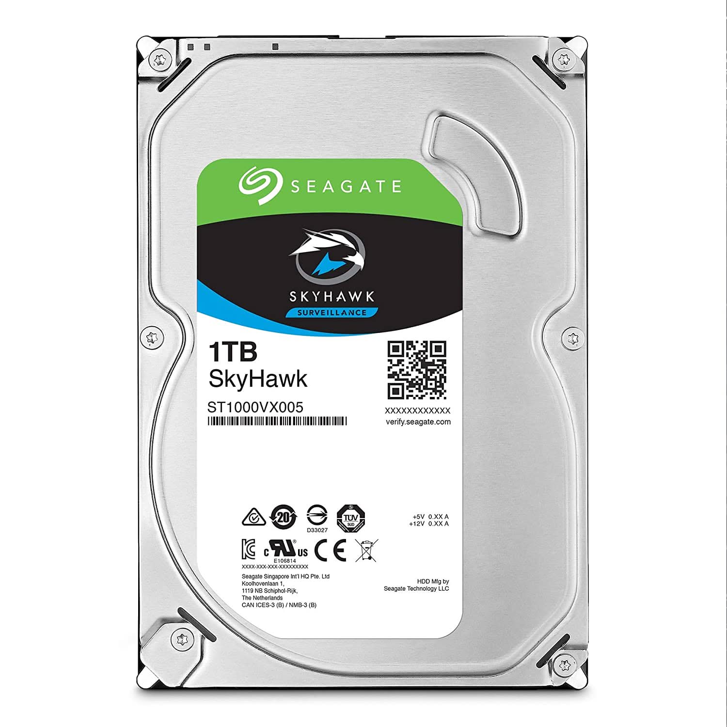 SEAGATE SKYHAWK 1TB SURVEILLANCE INTERNAL HARD DISK ST1000VX013