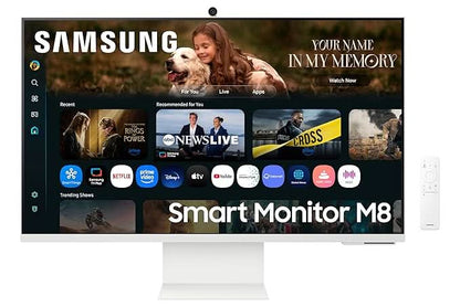 Samsung 32 Inch UHD 4K M8 Vision AI Smart Monitor LS32FM801UWXXL