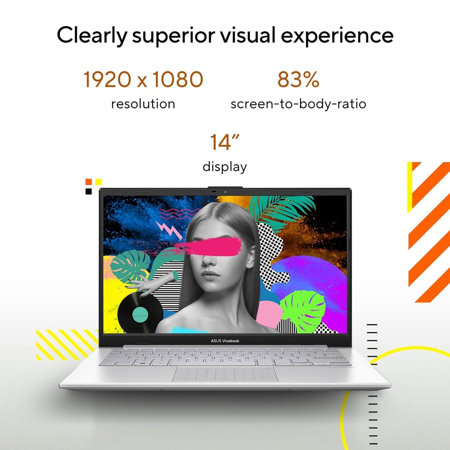 ASUS VIVOBOOK GO 14, 14 INCH FHD (1920 X 1080), AMD RYZEN 5 7520U PROCESSOR,(16GB RAM/512GB SSD/AMD RADEON IGPU/WINDOWS 11/MS OFFICE 365 BASIC (1YEAR)*/OFFICE HOME 2024/SILVER/1.38 KG),E1404FA-NK5541WS