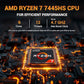 ASUS TUF A15 (2025) AMD Ryzen 7 7445HS,Gaming Laptop,RTX 3050-4GB,75W TGP,16GB RAM (Upgradeable Upto 64GB) 1TB SSD,FHD,15.6",144Hz,48Whrs,M365 Basic (1Year),Office 2024,Black,FA506NCG-HN251WS