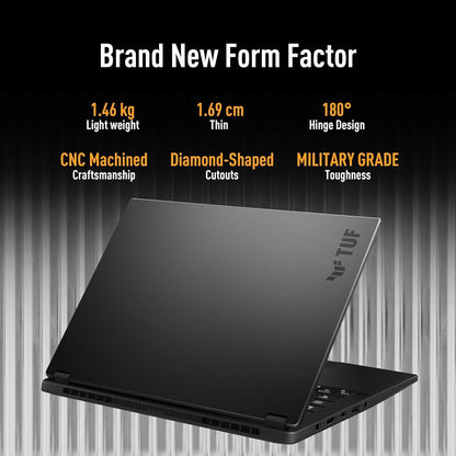 ASUS TUF GAMING, GAMING LAPTOP, 14 INCH FHD, 165HZ 400 NITS, AMD RYZEN 7 8845HS PROCESSOR 3.8GHZ (16GB RAM/1TB SSD/NVIDIA GEFORCE RTX 4050/WINDOWS 11/OFFICE 2021//JAEGER GRAY/1.46 KG), FA401UU-RG033WS