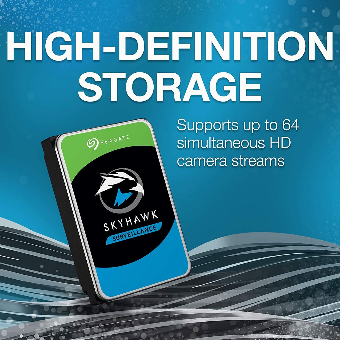 SEAGATE SKYHAWK 1TB SURVEILLANCE INTERNAL HARD DISK ST1000VX013