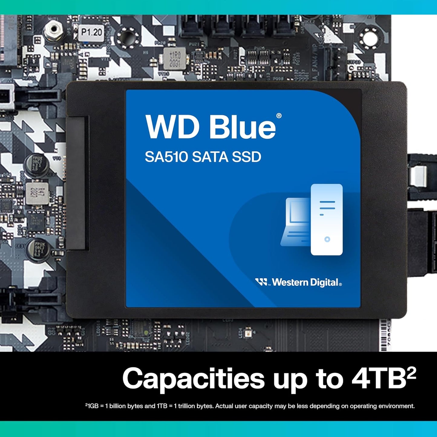 WESTERN DIGITAL BLUE SA510 SATA 500GB, UP TO 560MB/S, 2.5 INCH/7 MM, 5Y WARRANTY, INTERNAL SOLID STATE DRIVE (SSD) (WDS500G3B0A)
