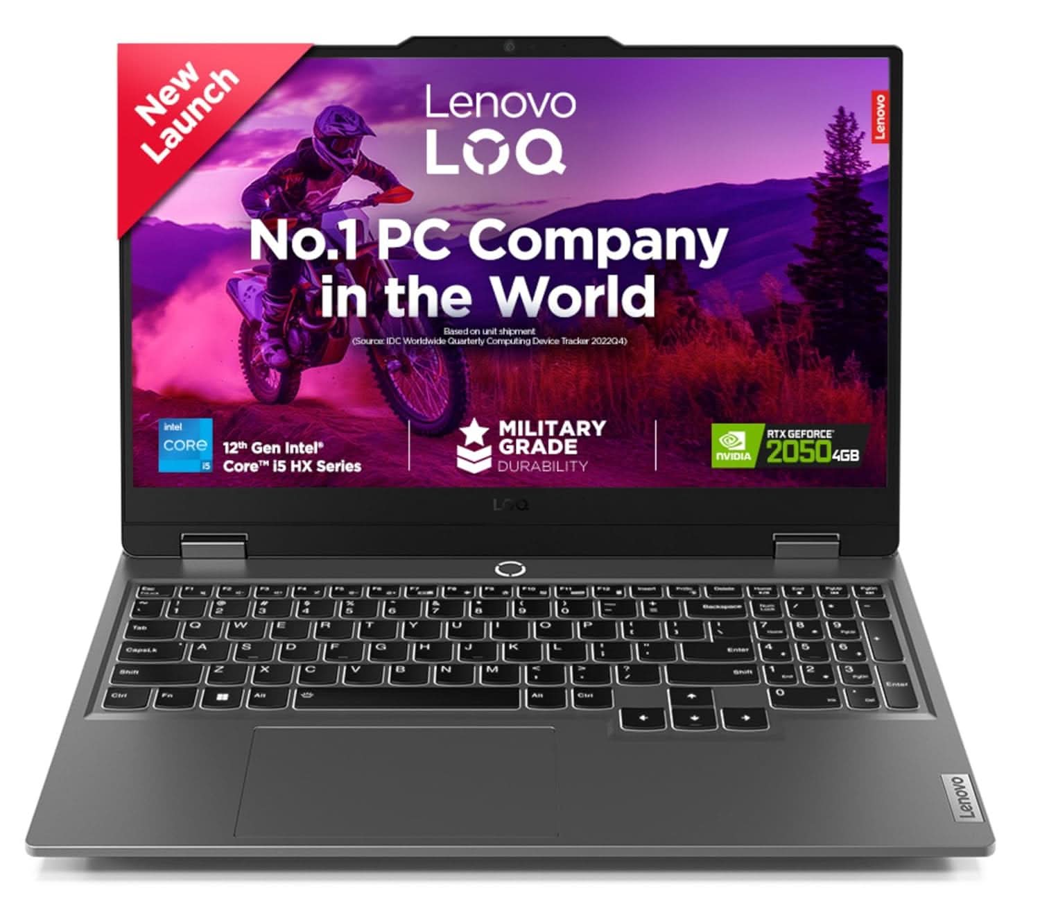 LENOVO LOQ 2024 12TH GEN CORE I5-12450HX | NVIDIA RTX 3050 6GB (24GB RAM/512GB SSD/15.6 INCH (39.6CM)/WINDOWS 11/OFFICE HOME 2024/100% SRGB/3 MON. GAME PASS/GREY/2.4KG), 83GS00LFIN GAMING LAPTOP