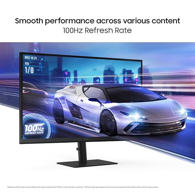 Samsung 27 Inch IPS 2K QHD Height Pivot Adjustable Stand Monitor