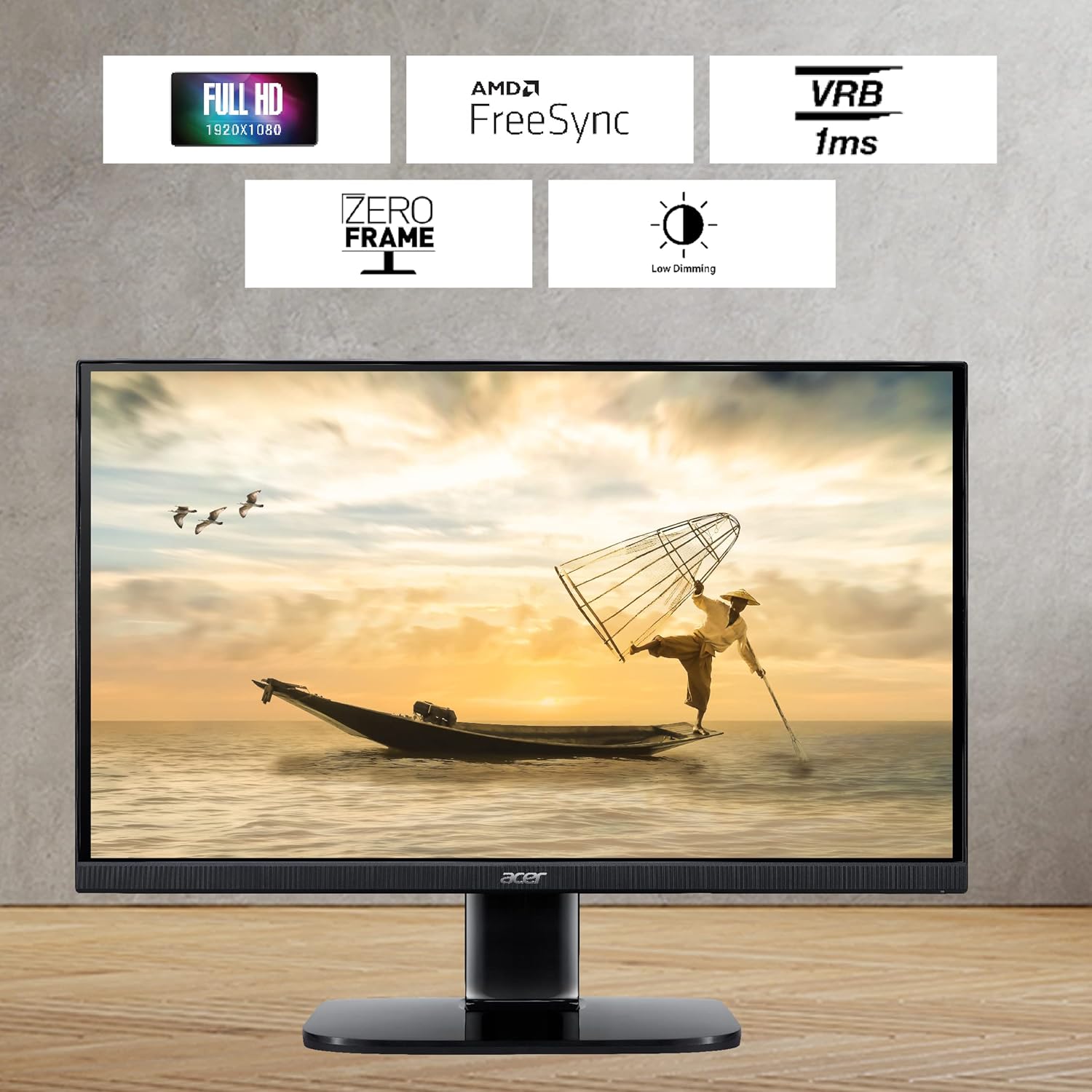 ACER KA270 EAB 27 INCH IPS FULL HD LCD MONITOR WITH LED BACK LIGHT