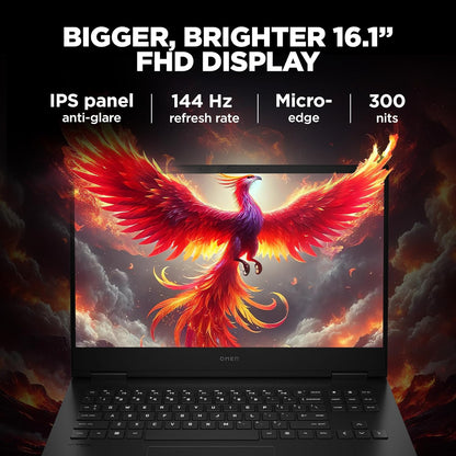 HP OMEN 16 GAMING WF1096TX [CI7-14650HX 14TH GEN/16GB/1TB SSD/WIN11 HOME/16.0 INCH/8GB-RTX4060 GRAPHICS /1 YEAR(S)/BLACK]