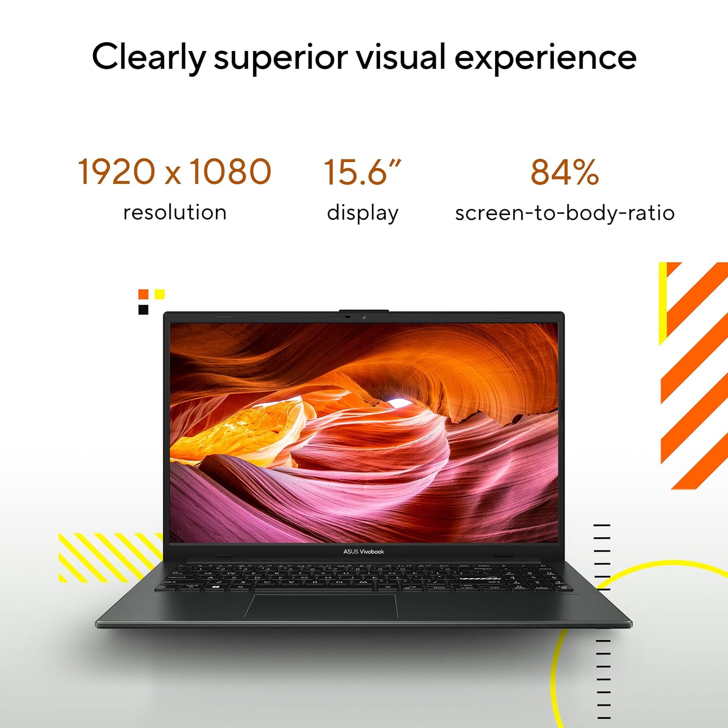 ASUS Vivobook Go 15 (2025), AMD Ryzen 5 7520U Thin & Light Laptop(AMD Radeon iGPU/16GB RAM/512GB SSD/FHD/15.6"/60Hz/Windows 11/M365 Basic (1Year)*/Office Home 2024/Mixed Black/1.63Kg)E1504FA-NJ1505WS