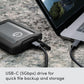 SANDISK PROFESSIONAL 1TB G-DRIVE ARMORATD EXTERNAL HARD DRIVE HDD,SDPH81G-001T-GBA1D