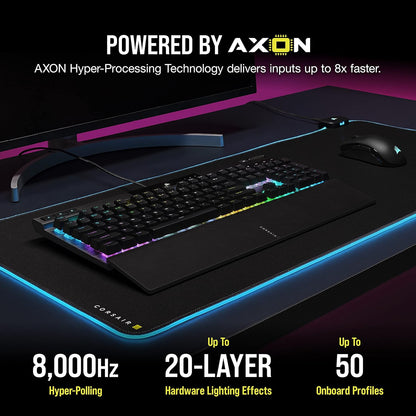 CORSAIR K70 MK.2 RGB CHERRY MX BROWN MECHANICAL GAMING KEYBOARD