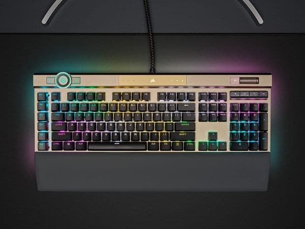 CORSAIR K100 Full Size Mechanical Wired Gaming Keyboard ( Midnight Gold ) ( CH-912A21A-NA )