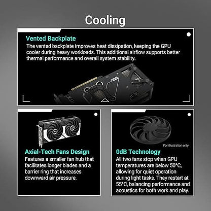 ASUS Dual GeForce RTX 5070 12GB GDDR7 Edition Gaming Graphics Card