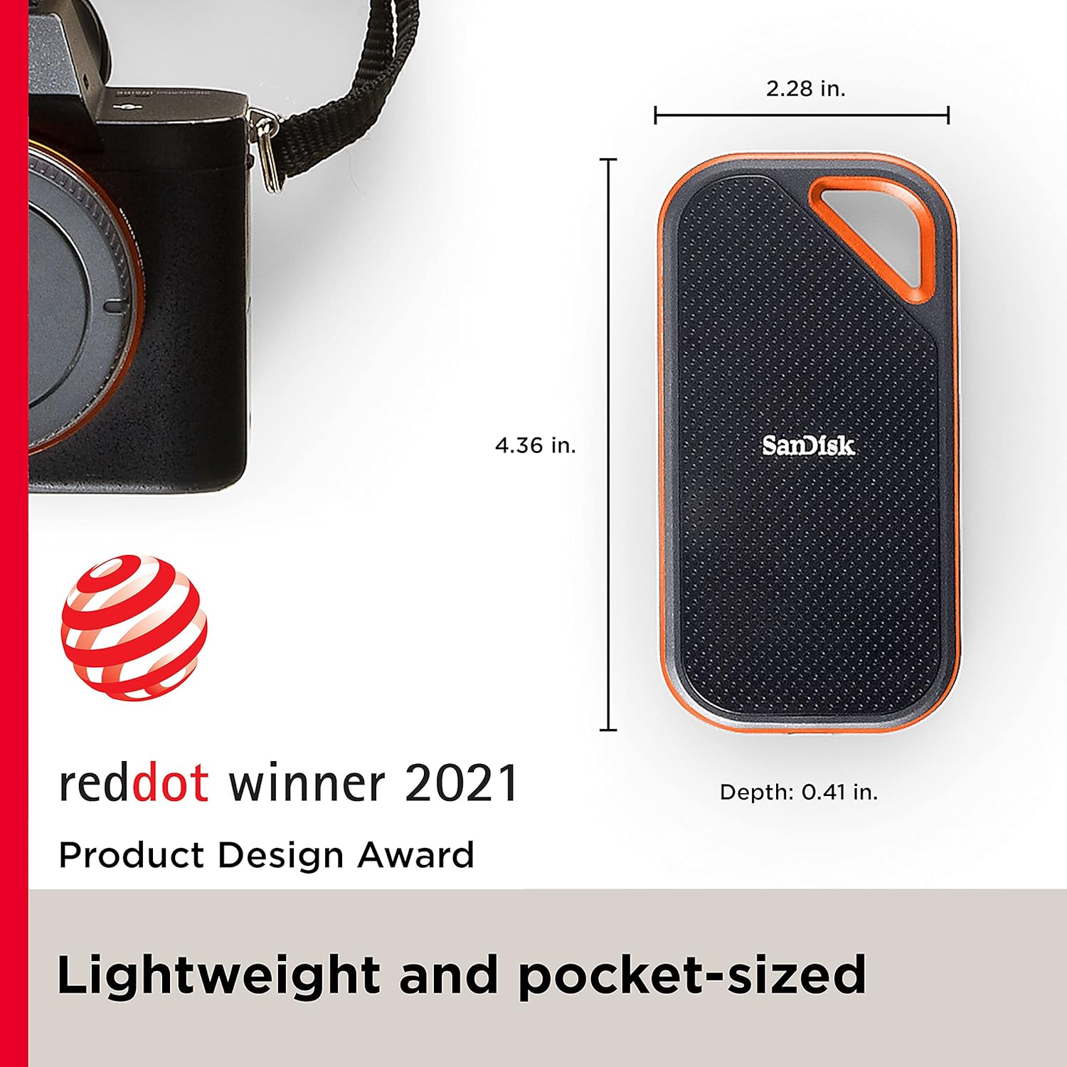SANDISK 2TB EXTREME PRO E81 PORTABLE SSD SDSSDE81-2T00-G25