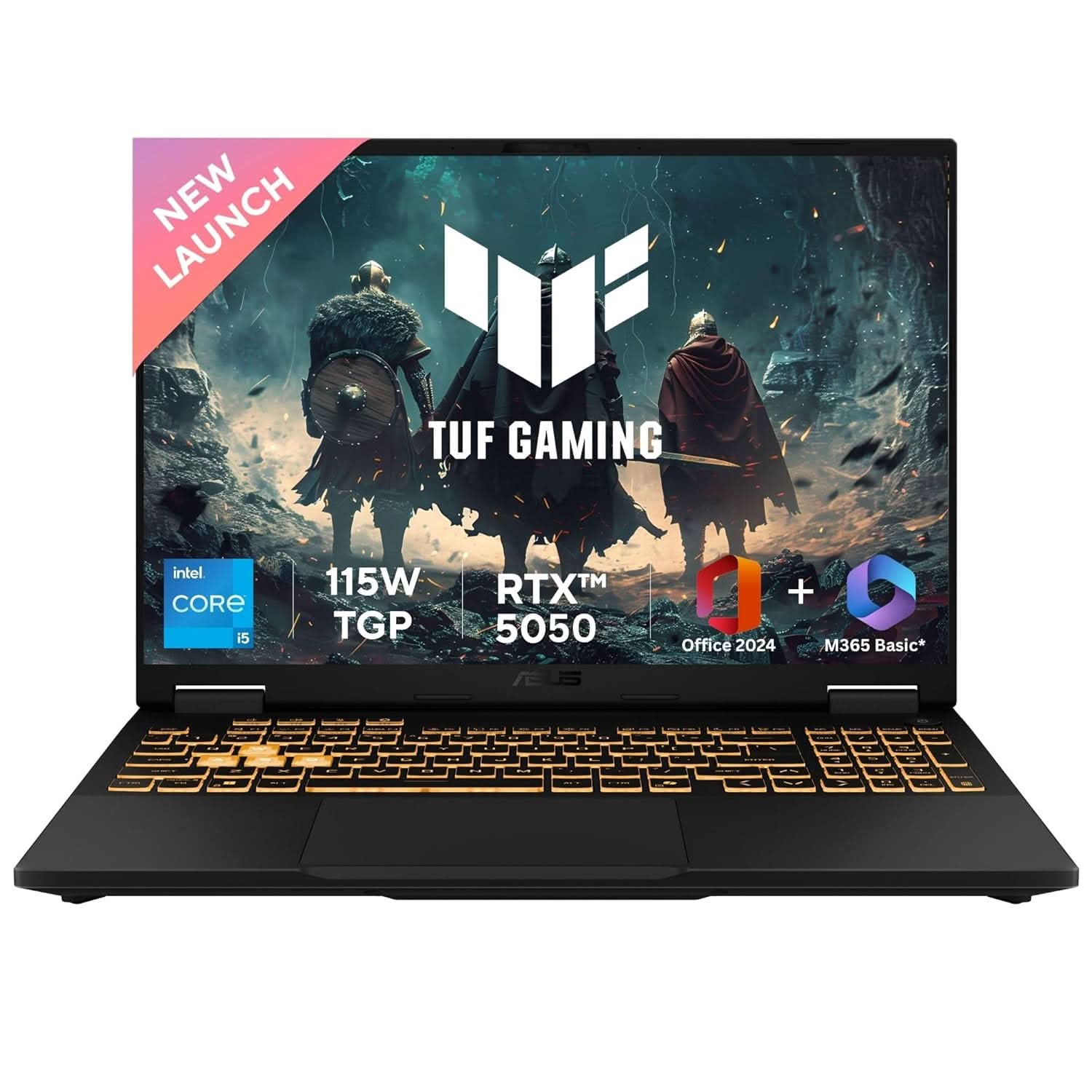 ASUS TUF F16 FX608JH-RV057WS [CI5-13450HX/16GB/1TB SSD/WIN11 HOME+MS24/16.0"/8GB-RTX5050 GRAPHICS/1 YEAR(S)/GREY]