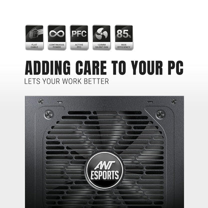 ANT ESPORTS 650W FG650 GOLD NON MODULAR SMPS