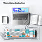 AULA F2088PRO WHITE ORANGE BLUE MECHANICAL GAMING KEYBOARD
