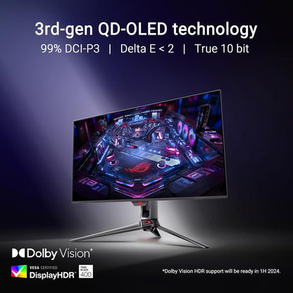 ASUS ROG SWIFT OLED PG32UCDM 32-INCH 4K QD-OLED 240HZ GAMING MONITOR