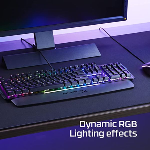 HYPERX Alloy MKW100 RGB Full Size Mechanical Gaming Keyboard ( Black ) ( Linear Red Switch )
