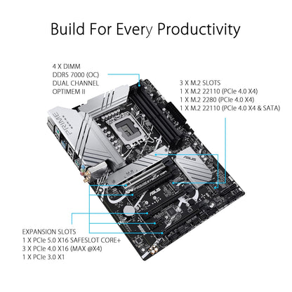ASUS Z790-P PRIME CSM DDR5 INTEL LGA1700 MOTHERBOARD