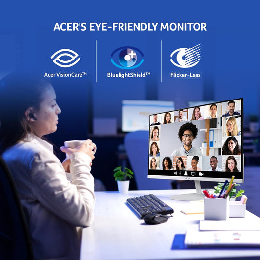 ACER SA242YE 23.8 INCH FULL HD IPS ULTRA SLIM (7.2MM THICK) BACKLIGHT LED LCD MONITOR