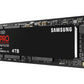 SAMSUNG 990 PRO SSD 4TB - MZ-V9P4T0BW, BLACK