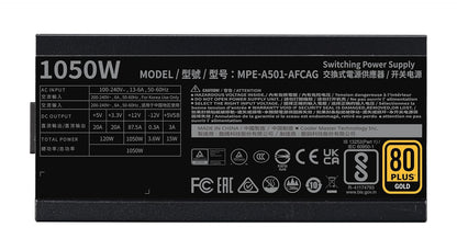 COOLER MASTER MWE 1050 V2 ATX 3.1 FULLY MODULAR 80 PLUS GOLD CERTIFIED ATX POWER SUPPLY