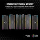 CORSAIR DOMINATOR TITANIUM RGB 96GB (2X48GB) 6600MHz DDR5 CL32 INTEL XMP CMP96GX5M2B6600C32 BLACK