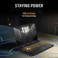 ASUS TUF GAMING F16 13TH GEN,INTEL CORE I7-13620H GAMING LAPTOP(NVIDIA RTX 4050-6GB/140W TGP/16GB/512GB/FHD+/16 INCH/144HZ/WINDOWS 11/M365 BASIC(1YEAR)*/OFFICE HOME 2024/MECHA GRAY/2.20 KG)FX677VU-RL155WS
