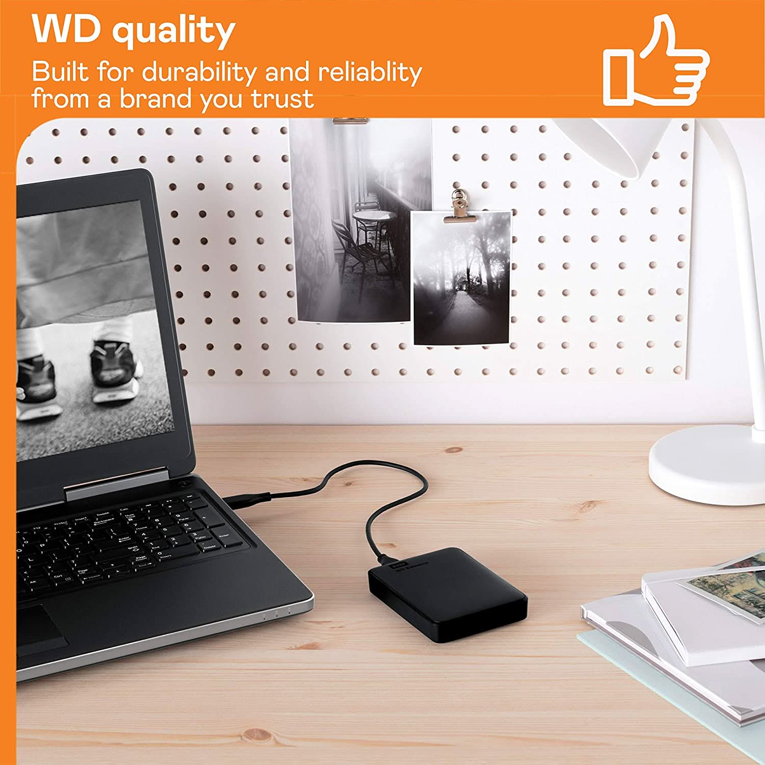 WESTERN DIGITAL 4TB ELEMENTS PORTABLE EXTERNAL HARD DRIVE