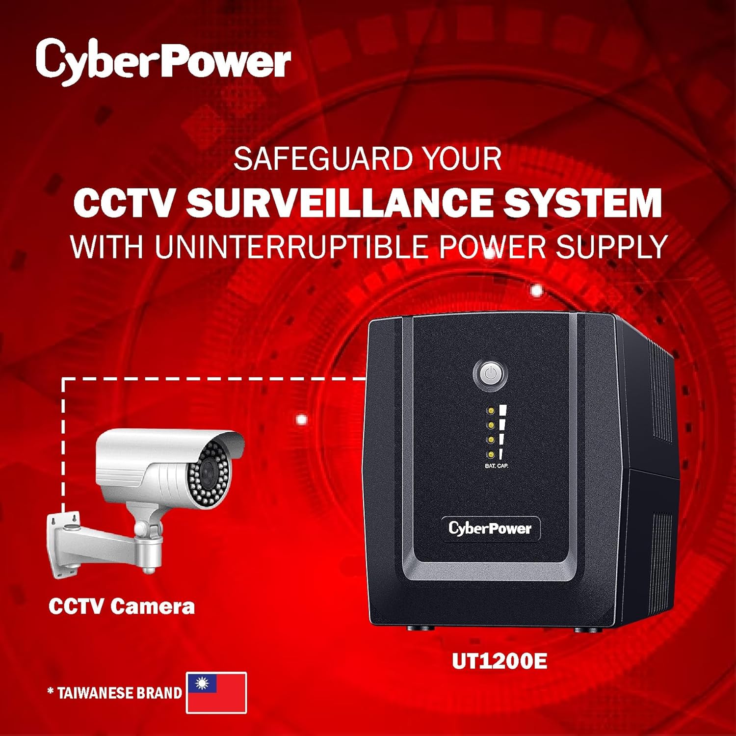 CYBER POWER 1.2 KVA UPS