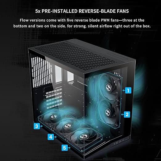LIAN LI O11D Mini V2 Flow ATX Mid-Tower Case