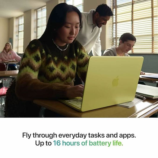 Apple 13-inch MacBook Neo: Apple A18 Pro chip with 6 core CPU and 5 core GPU, 8GB, 512GB SSD, Touch ID - Citrus