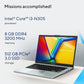 ASUS VIVOBOOK GO 14 (2023), INTEL CORE I3-N305, 14" (35.56 CMS) FHD, THIN AND LIGHT LAPTOP (8GB/512GB SSD/INTEGRATED GRAPHICS/WINDOWS 11/OFFICE 2021/FINGERPRINT/GREY/1.38 KG), E1404GA-NK323WS