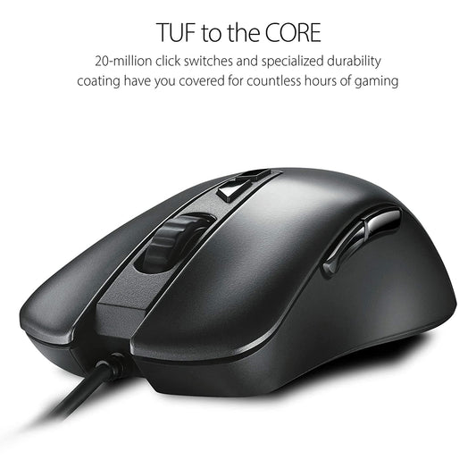 ASUS TUF M3 Wired Ergonomic RGB Gaming Mouse ( TUF-GAMING-M3-GEN-II ) ( 7000DPI / 7 Macro Buttons ) ( Black )