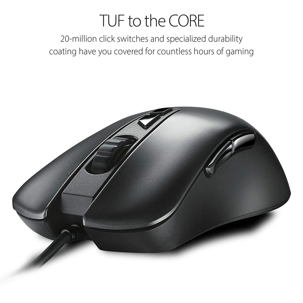 ASUS TUF M3 Wired Ergonomic RGB Gaming Mouse ( TUF-GAMING-M3-GEN-II ) ( 7000DPI / 7 Macro Buttons ) ( Black )