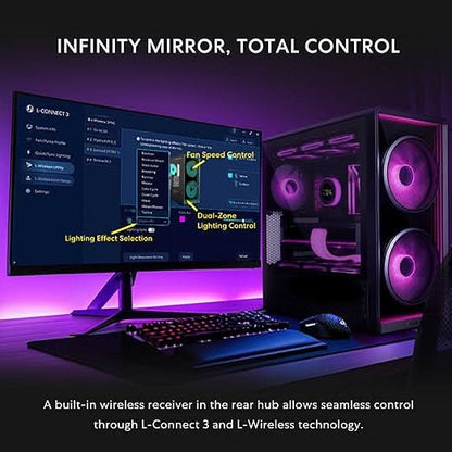 Lian Li LANCOOL 217 INF Infinity Mirror Computer Case