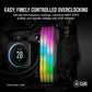 CORSAIR VENGEANCE CMH32GX5M2E6000Z36 RGB DDR5 32GB (2X16GB) DDR5 6000 CL36-44-44-96 1.35V AMD EXPO & INTEL XMP - GREY