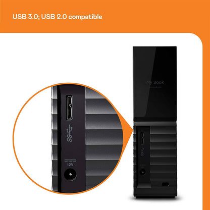WESTERN DIGITAL 6TB MY BOOK ESSENTIAL EXTERNAL HARD DRIVE