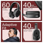 Boat Rockerz 412 40Ms Low Latency, Bluetooth Wireless Over Ear Headphone with Mic (Active Black)