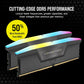 CORSAIR VENGEANCE CMH32GX5M2E6000Z36 RGB DDR5 32GB (2X16GB) DDR5 6000 CL36-44-44-96 1.35V AMD EXPO & INTEL XMP - GREY
