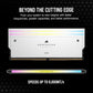 CORSAIR DOMINATOR TITANIUM RGB 96GB (2X48GB) 6600MHZ DDR5 CL32 INTEL XMP WHITE CMP96GX5M2B6600C32W