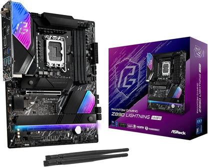 ASROCK Z890 LIGHTNING WIFI LGA 1851 ATX MOTHERBOARD