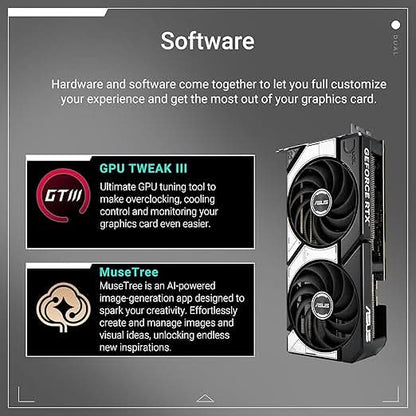 ASUS Dual GeForce RTX 5070 12GB GDDR7 Edition Gaming Graphics Card