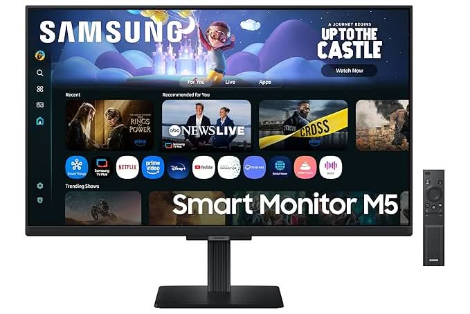Samsung 27 Inch FHD M5 Smart Monitor with Smart TV Experience