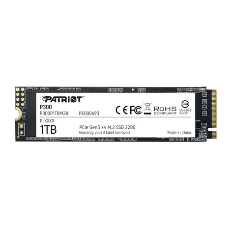 PATRIOT P300 M.2 NVMe 1TB Internal Solid State Drive ( SSD )