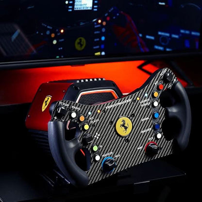 Thrustmaster Ferrari 488 GT3 Wheel Add-On, Racing Wheel Rim, PC, PS5, PS4, Xbox Series X|S, Xbox One, Officially Licensed by Ferrari
