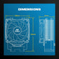 ANT ESPORTS ICE-C200 V2 LED FAN