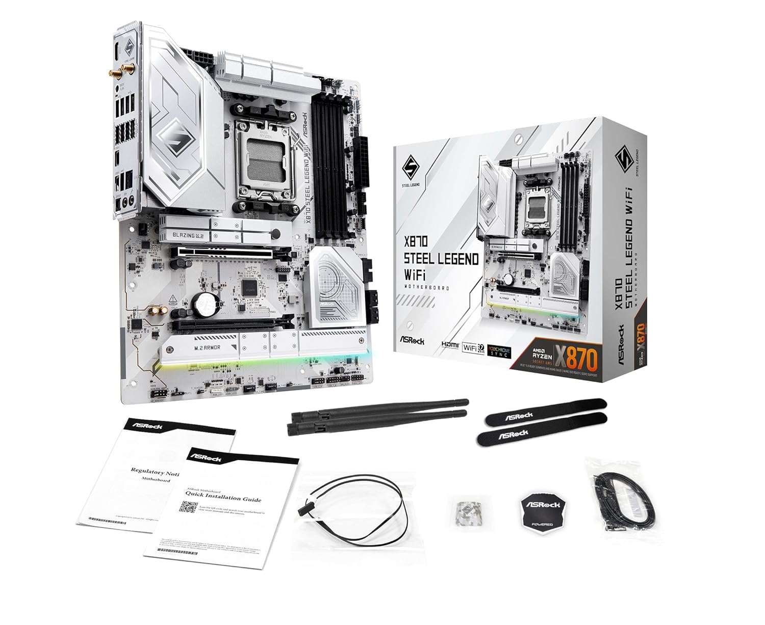 ASROCK X870 STEEL LEGEND WIFI MOTHERBOARD