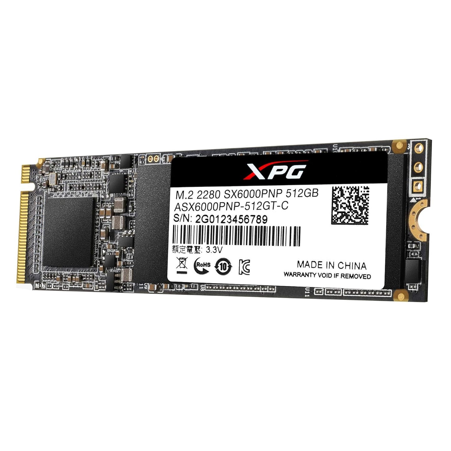 XPG ADATA SX6000 PRO M.2 NVME 512GB (ASX6000PNP-512GT-C)